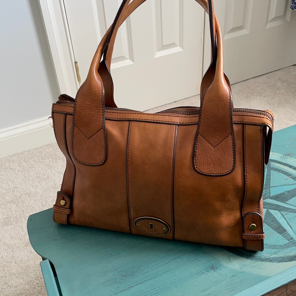 Cognac Fossil Bag
